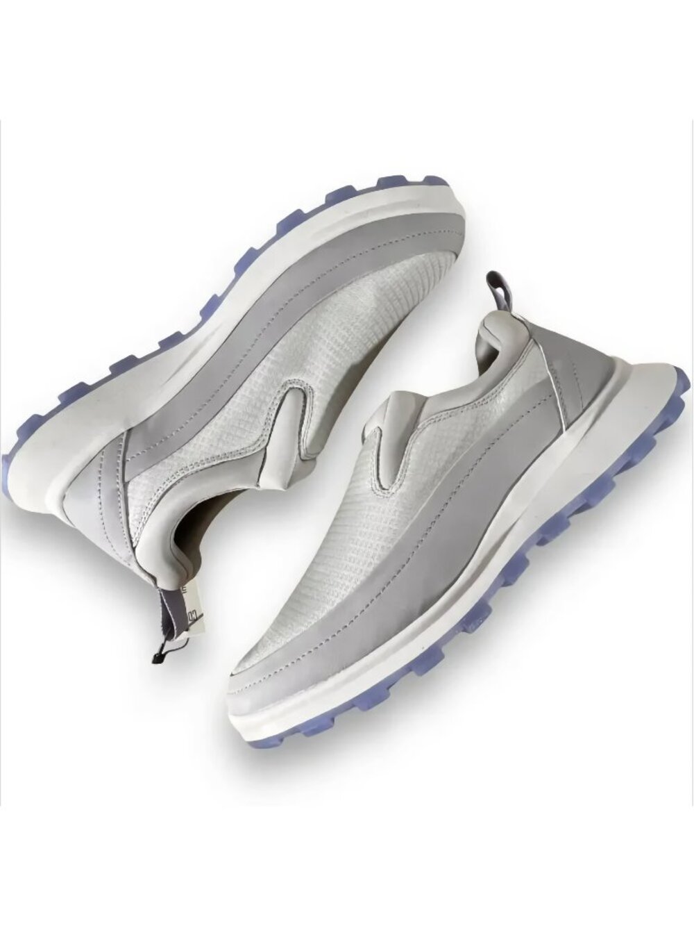 Cougar Gray Waterproof Slip On Walking Shoes Vegan Comfort Size 9 - Picture 9 of 9